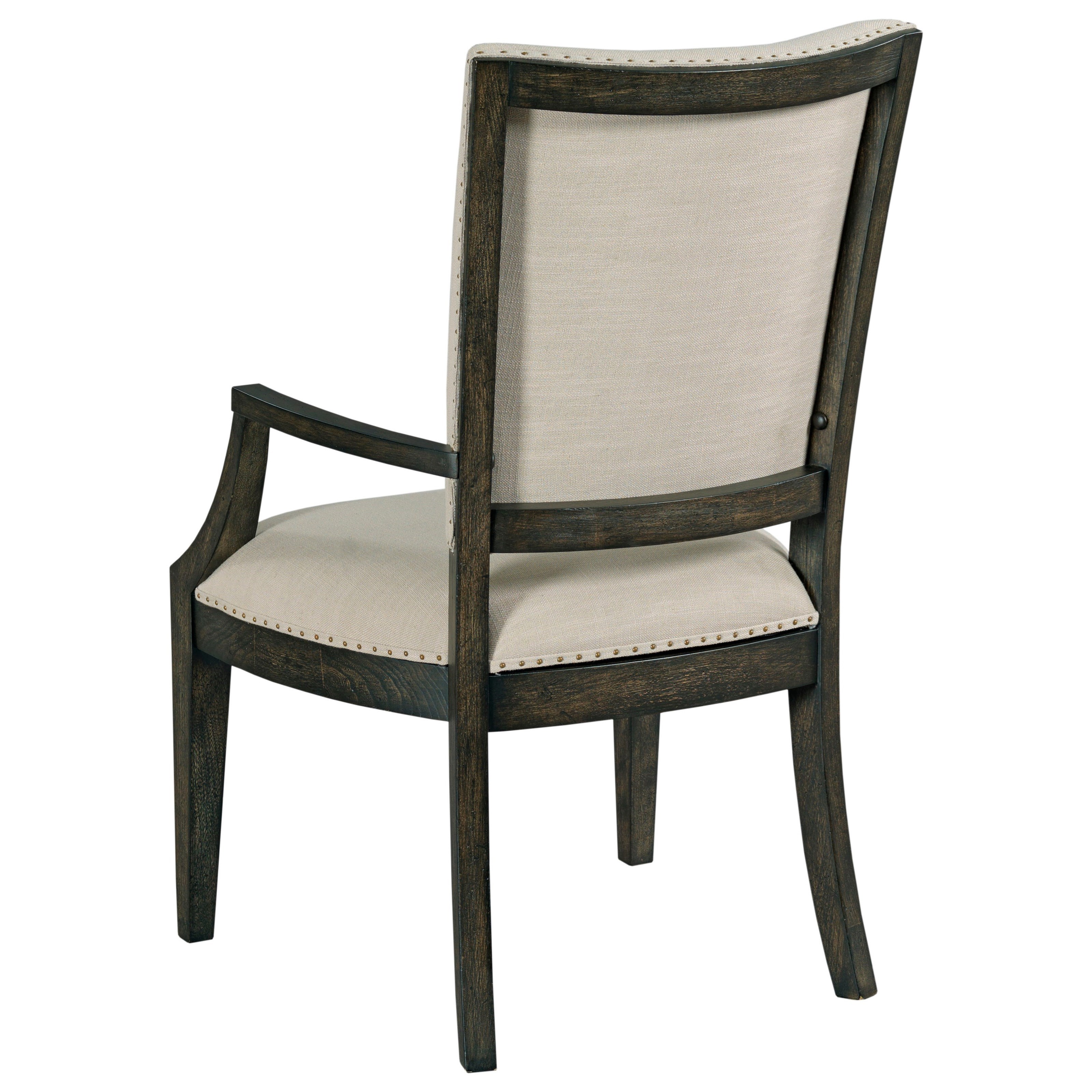 Arm chair with plank clearance
